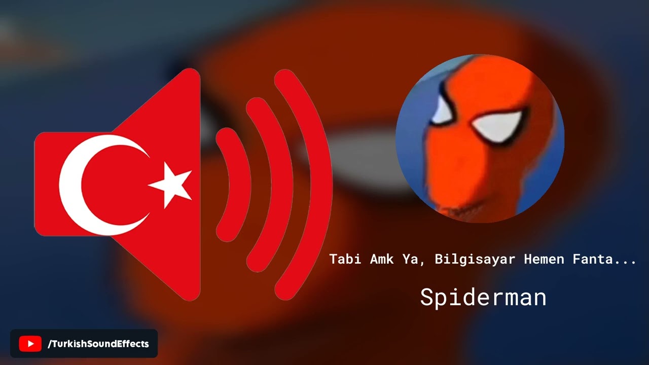 Tabi A*k Ya, Bilgisayar Bana Hemen Fantastik *bneleri Yolla - Spiderman - Ses Efekti